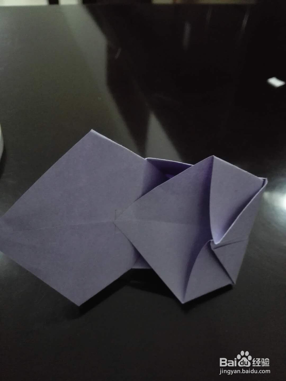 粘贴式四棱锥的折法