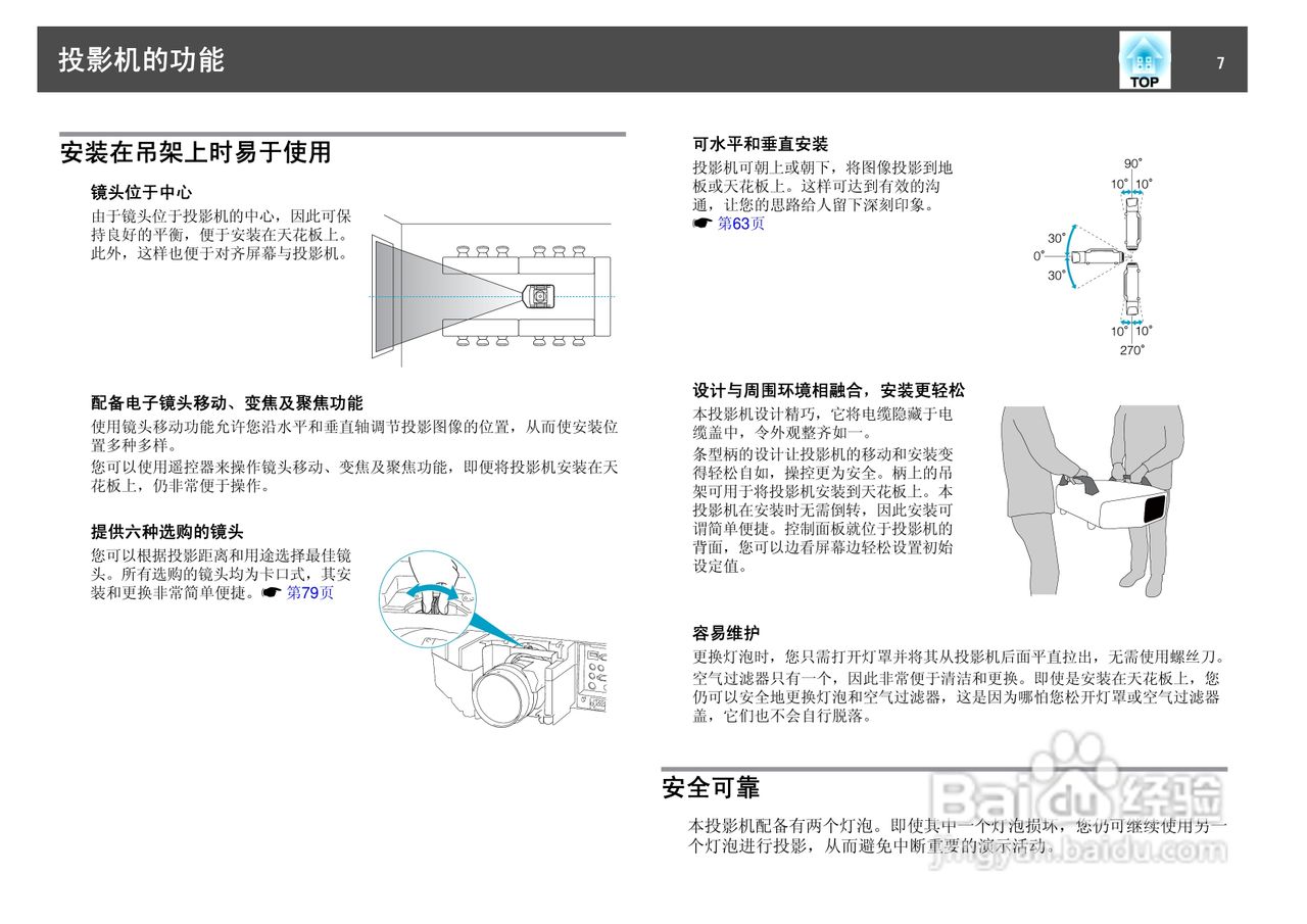 爱普生EB-Z8000WU投影仪使用说明书:[1]