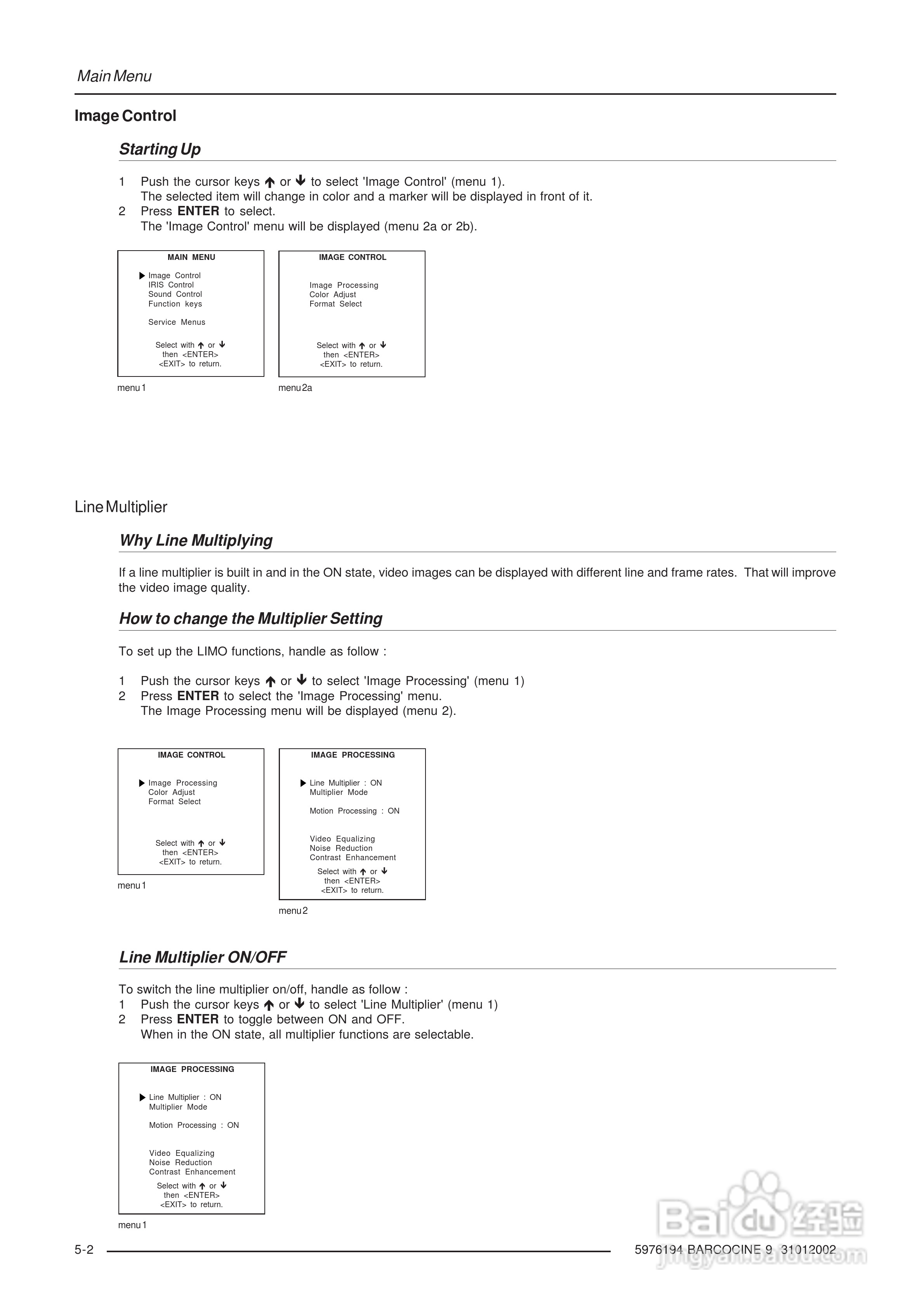 Barco巴可 Cine 9投影机说明书:[4]