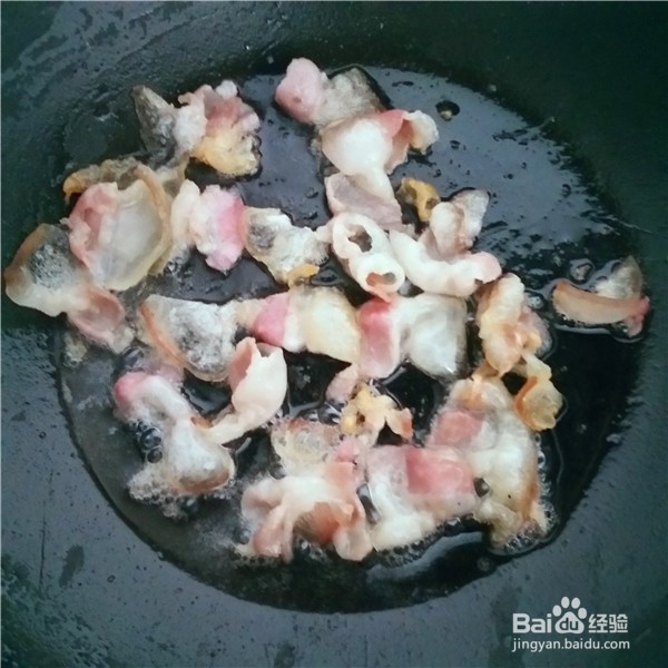 腊肉烧大蒜的做法