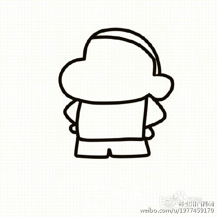 【简笔画蜡笔小新】