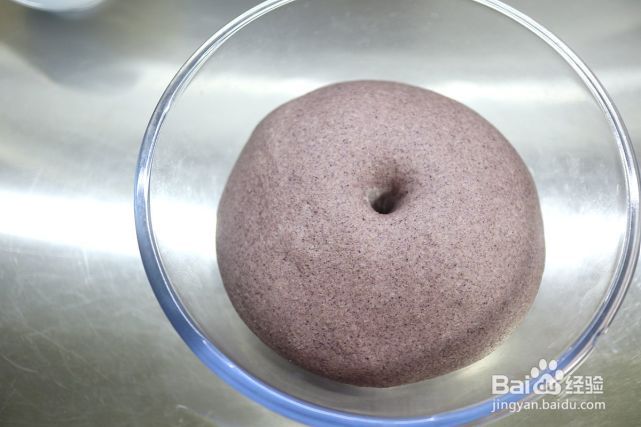 黑米奶酪皇冠吐司的制作方法