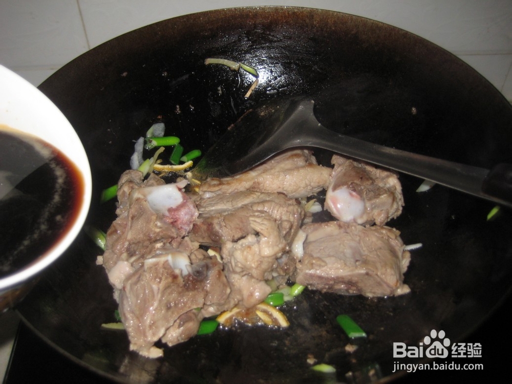 红烧猪骨焖豆角干