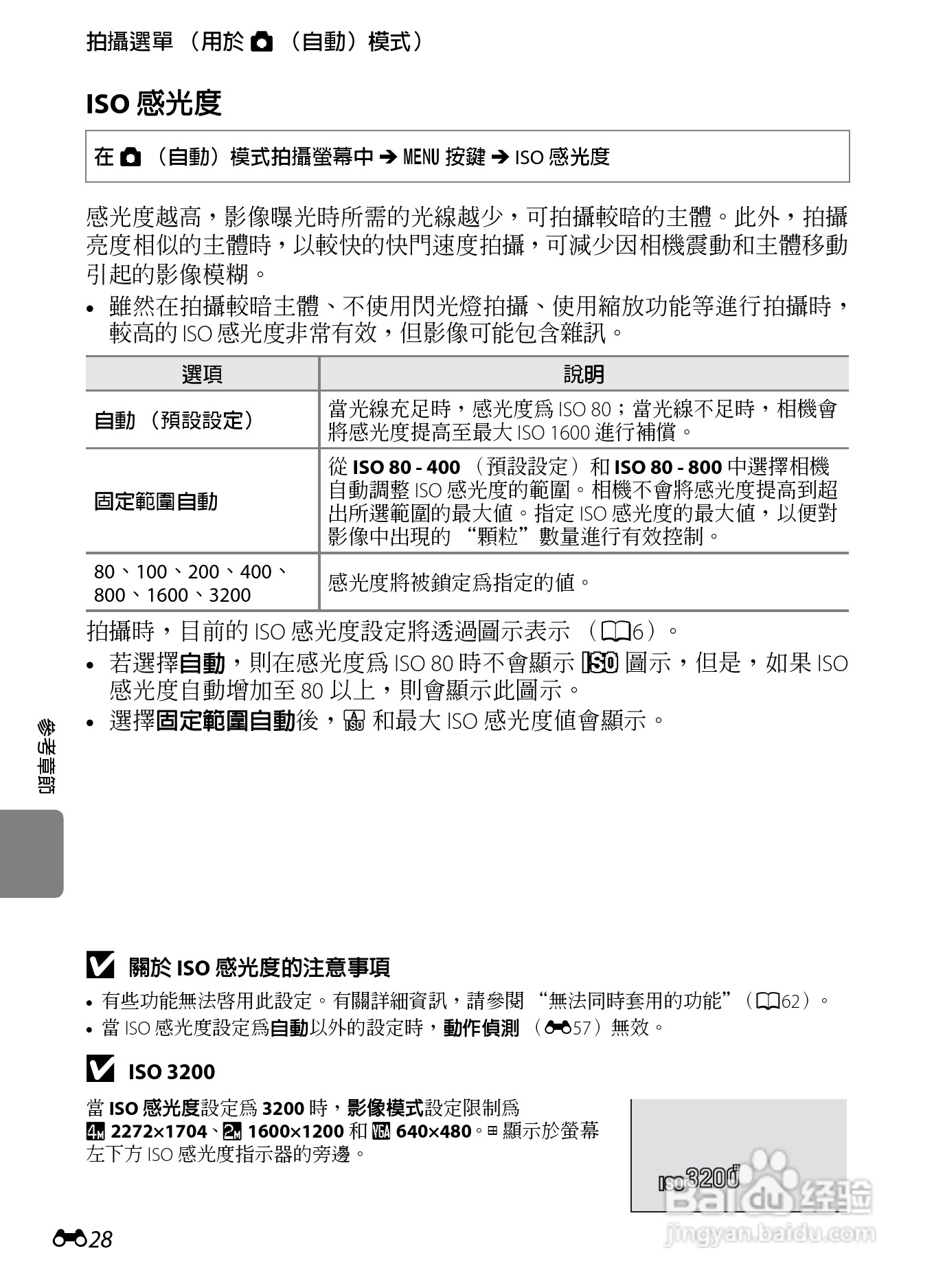 尼康 COOLPIX S3300数码相机说明书:[14]