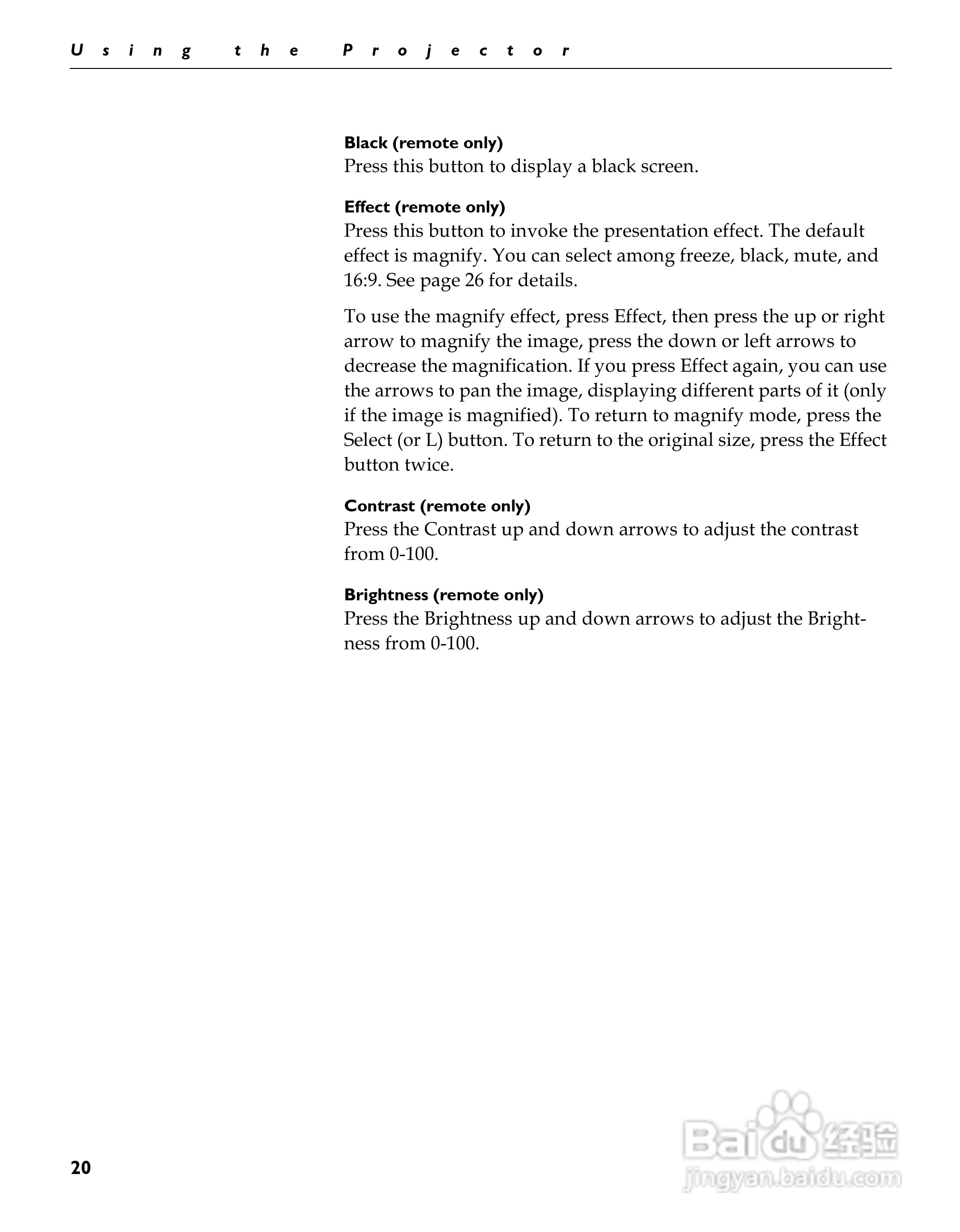 富可视 RP10s投影机说明书:[3]