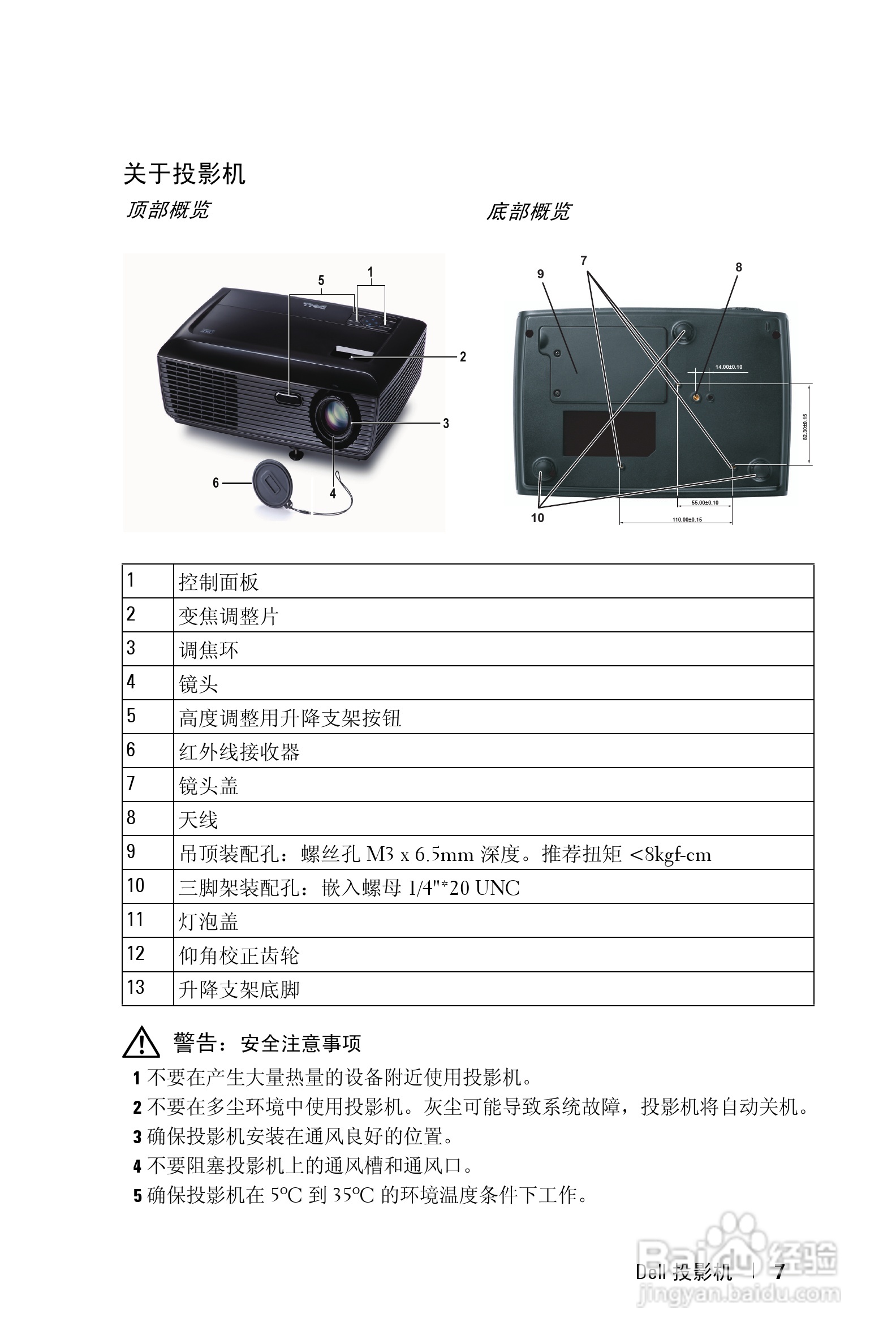 DELL Dell 1410X投影机说明书:[1]