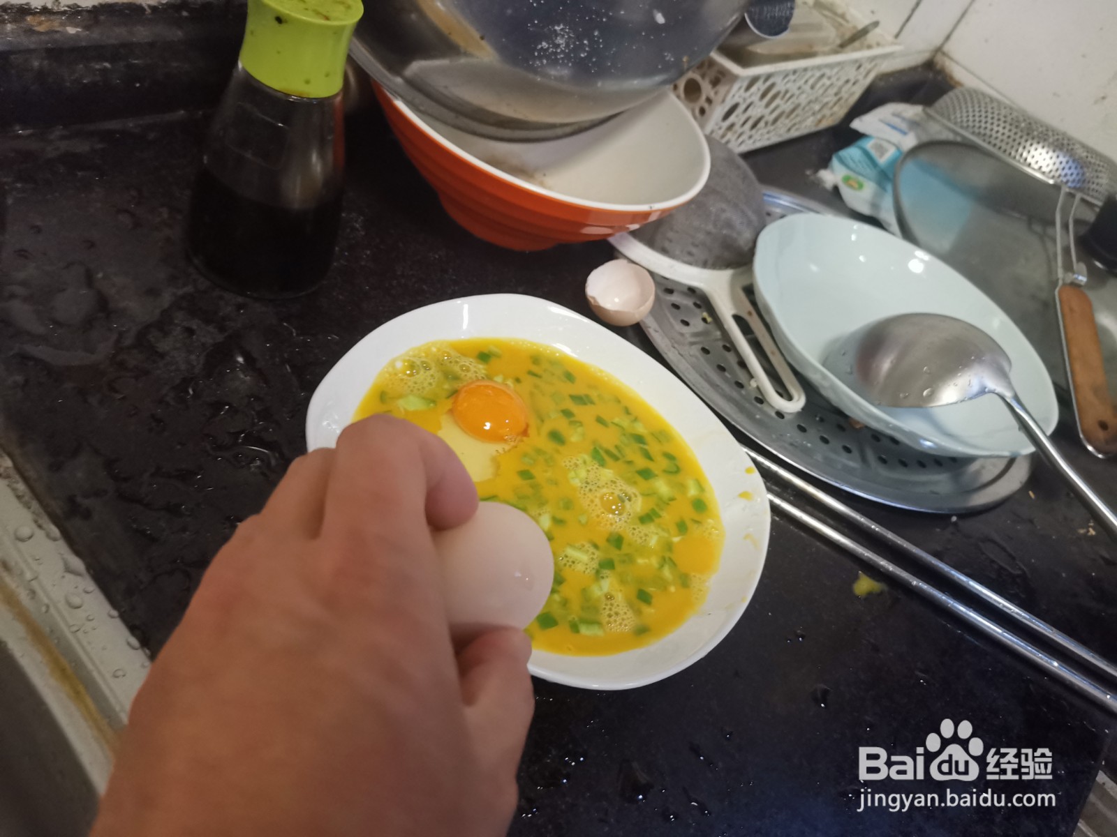 青椒卧鸡蛋的做法
