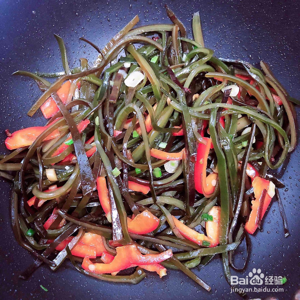 好吃哭了的猪油香辣海带丝