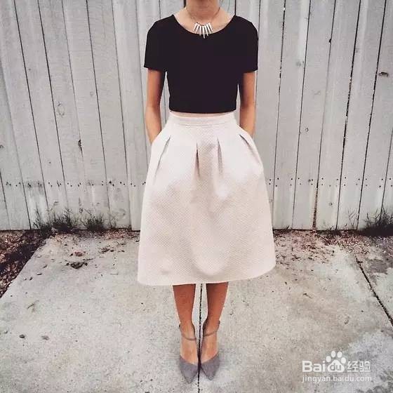 比牛仔裤好看N倍,夏天必须穿上(中裙如何显瘦）