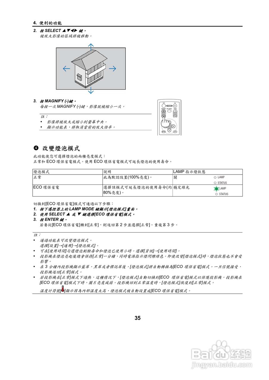 NEC NP500W投影机用户手册:[5]