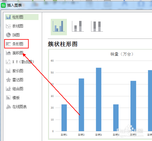 如何快速制作条状图表