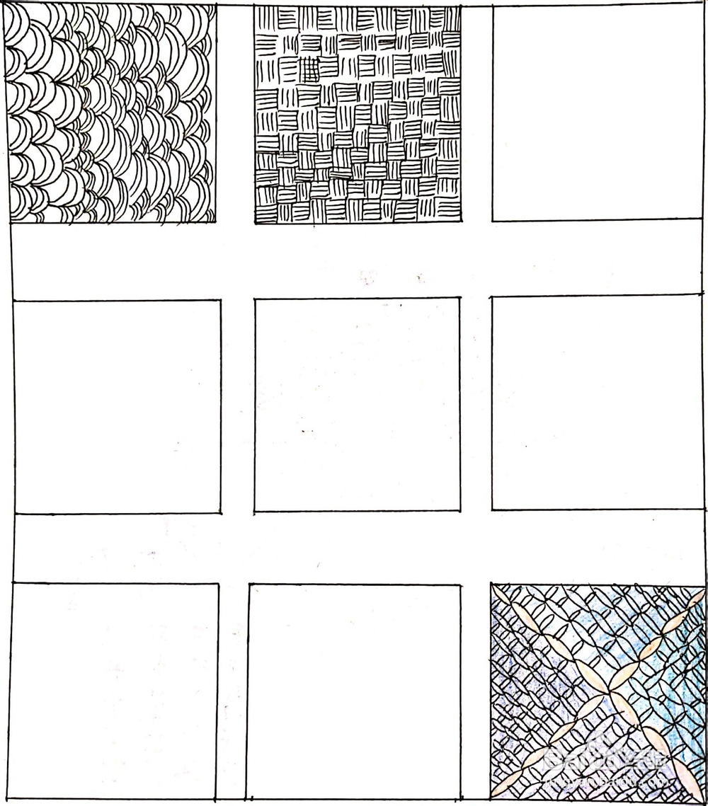 绘画入门基础:线条图案练习方法