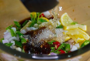 清凉柠檬虾的做法