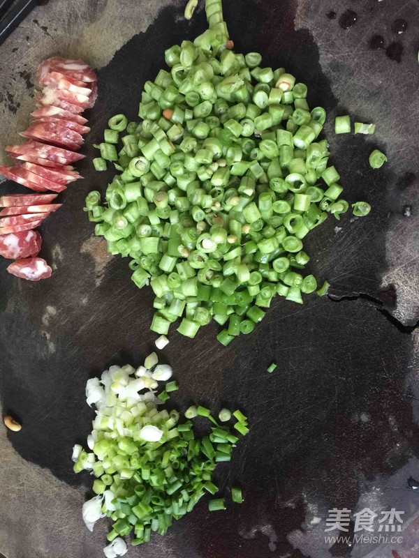 豆角腊味炒饭