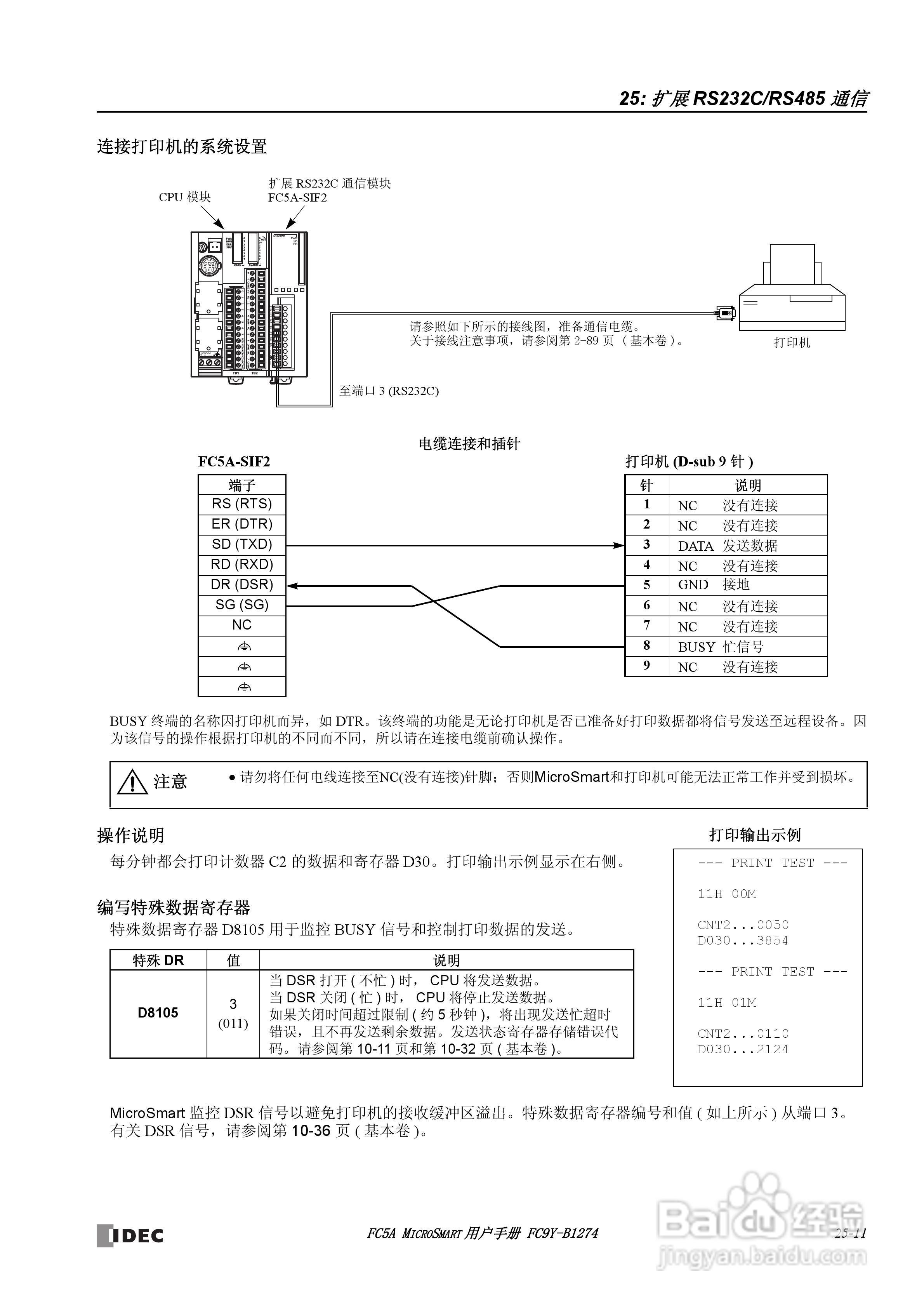 FC5A型可编程控制器_显示器使用说明书:[33]