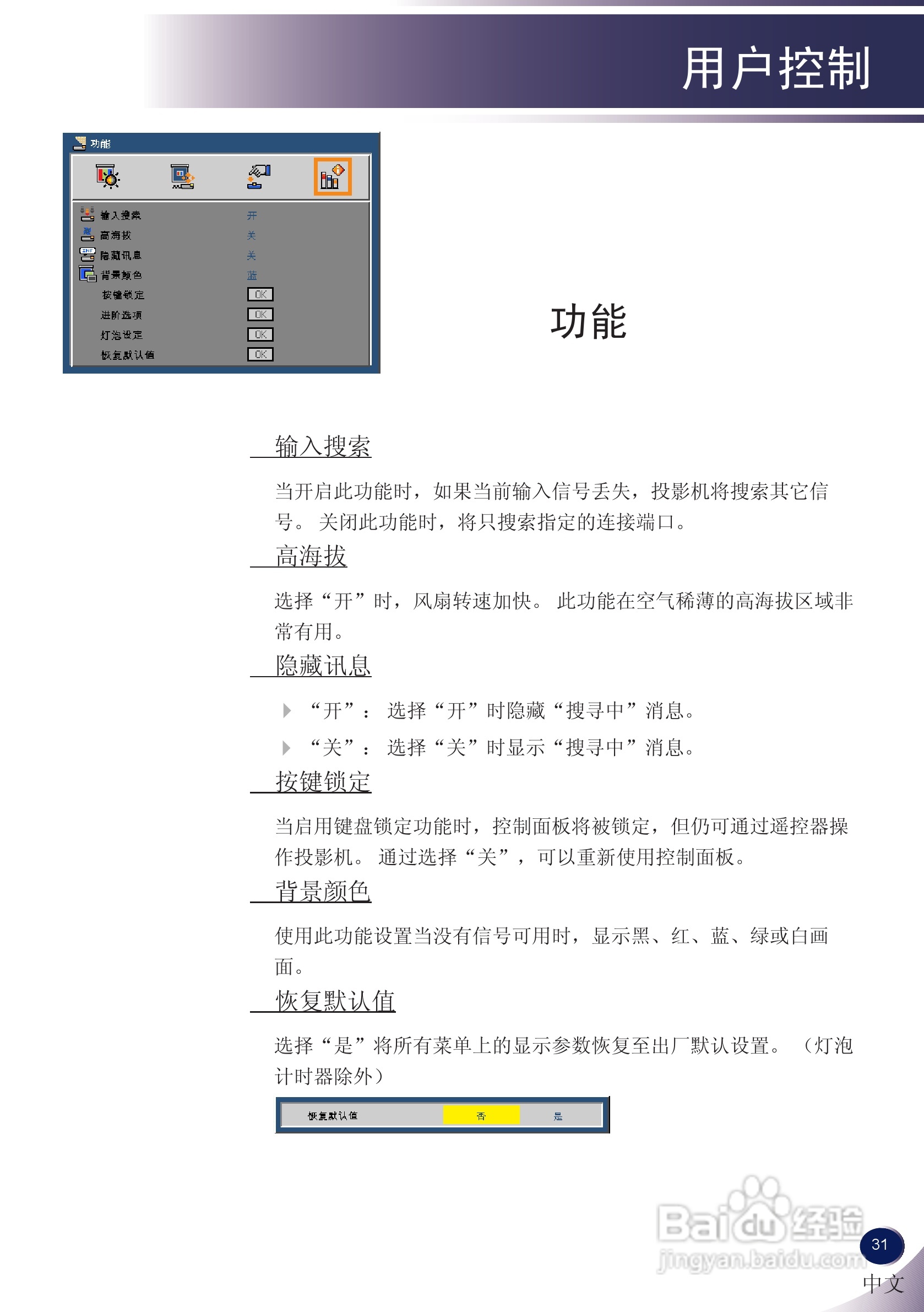LG BS275投影机说明书:[4]