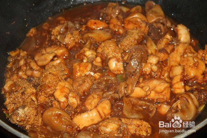 酱烧鱼鳔鱼杂的烹饪方法