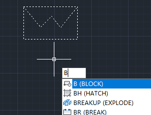 CAD怎么把图形结成块