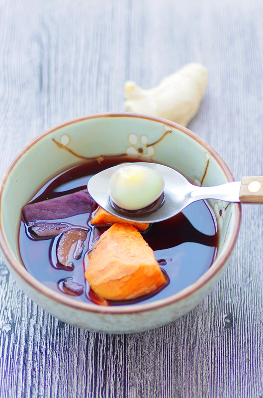 老姜红糖双薯甜汤