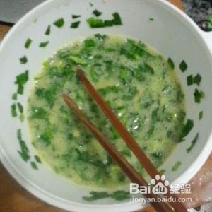 食补养生韭菜煎鸡蛋