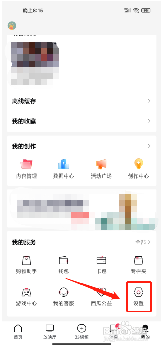 西瓜视频在哪里能设置字体大小
