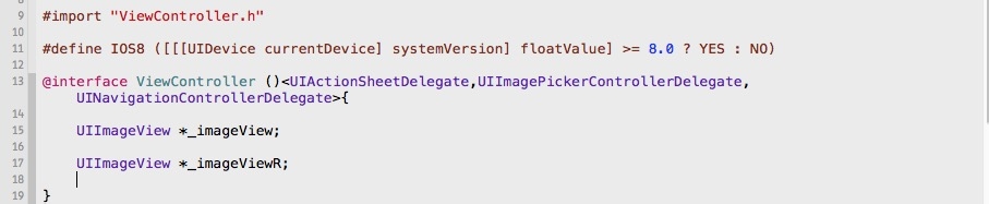 iOS开发 调用相机和打开相册获取图片
