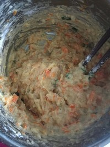 给挑食的孩子做的喵喵侠煎虾饼