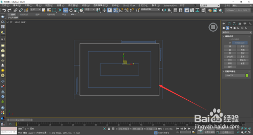 3dmax墙体单面建模