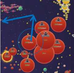 球球大作战如何才能学会踩球?