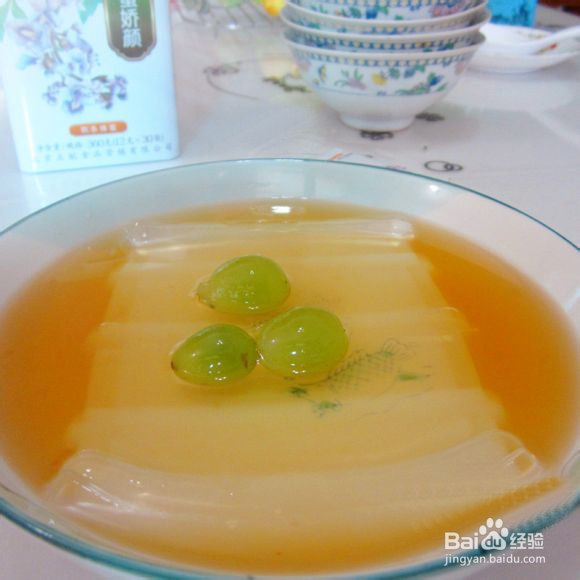 夏日甜品——蜜糖红茶冰凉粉