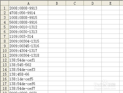 EXCEL中如何按规律将一个列转换成多个列