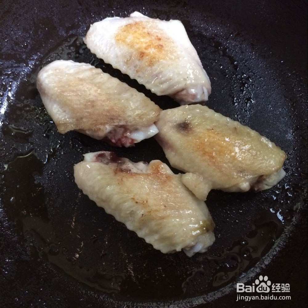 无油煎鸡翅的做法