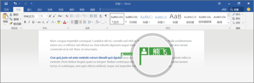 通过实时共同创作协作处理 Word 文档 - Windows