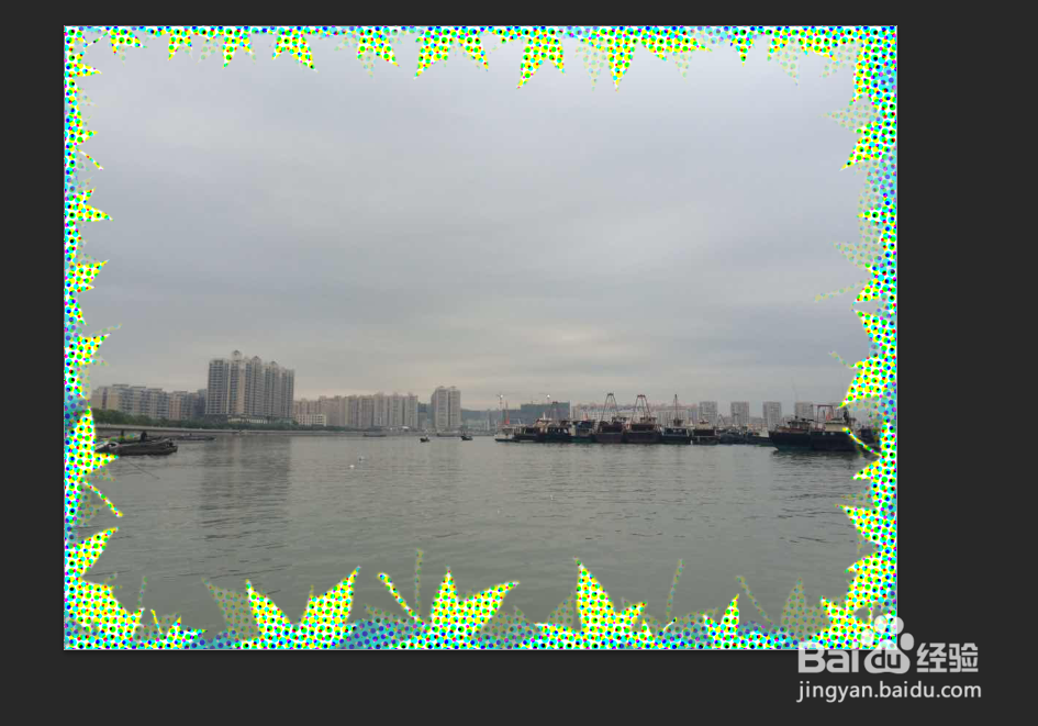 photoshop制作多彩边框