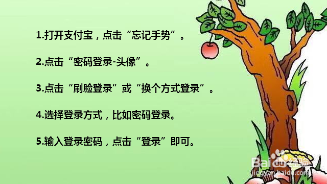 支付宝手势密码忘了怎么办