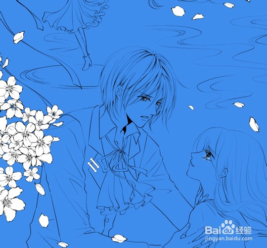 幻夜漫画插图原画教程