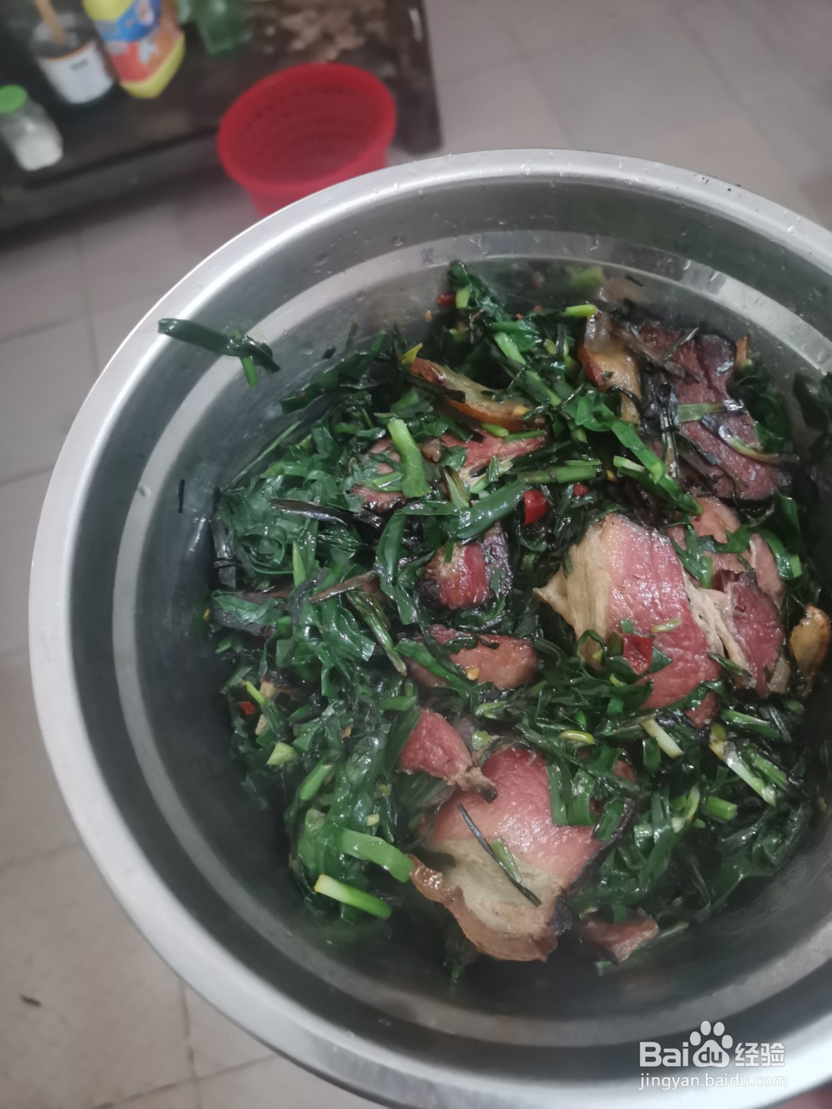 腊肉如何炒韭菜