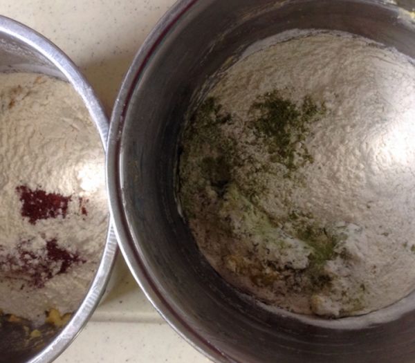 抹茶可可条纹曲奇