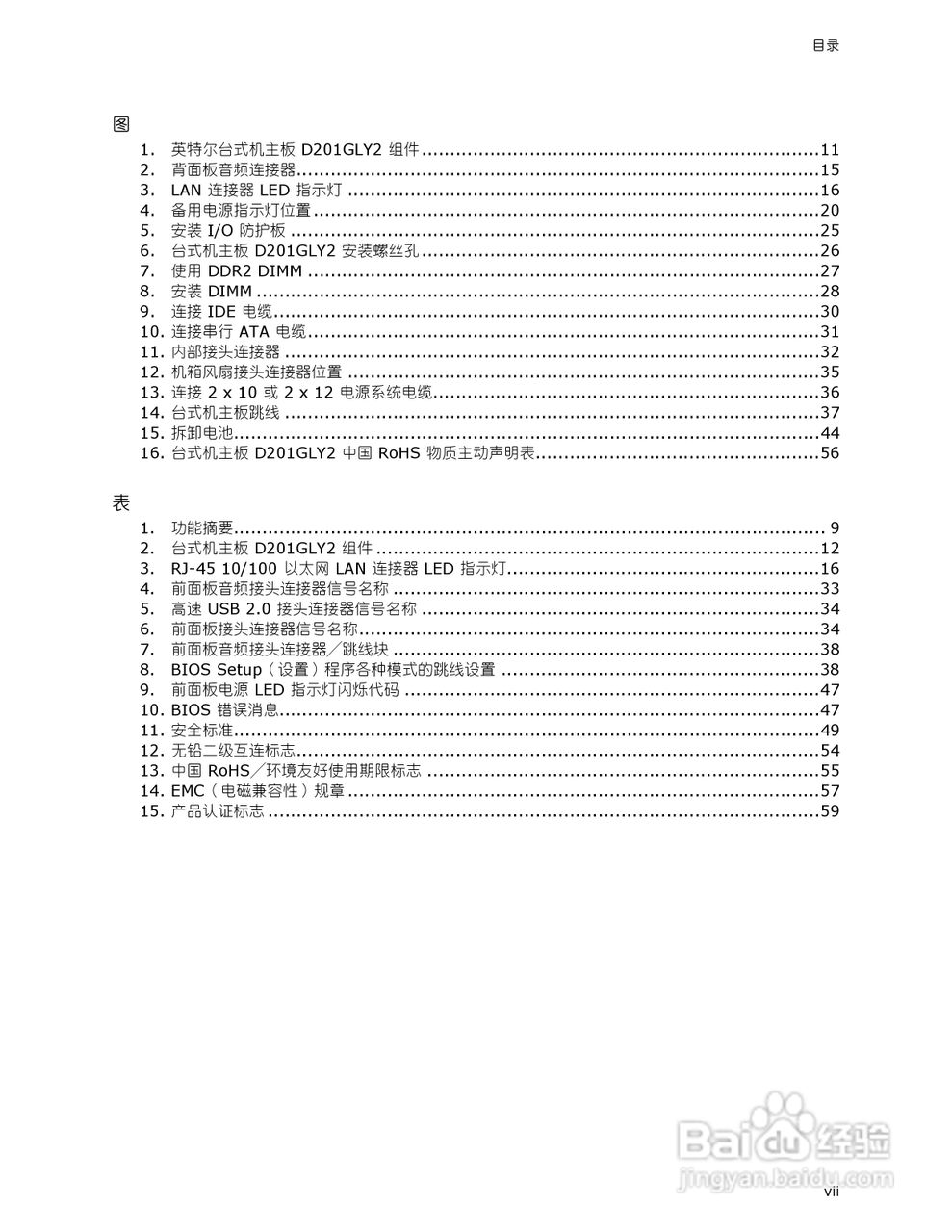英特尔D201GLY2型主板说明书:[1]