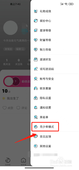 赫兹在哪里开启青少年模式