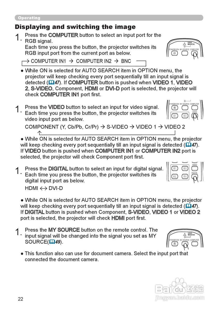 日立CP-SX12000投影机使用说明书:[3]