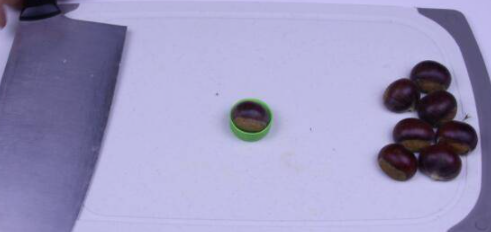 栗子怎么开十字口