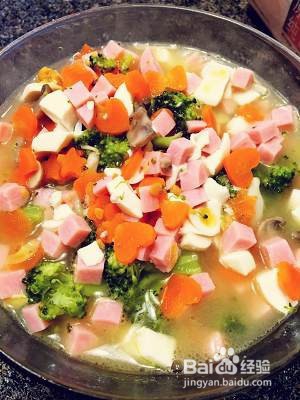 养生食补上汤西兰花的做法