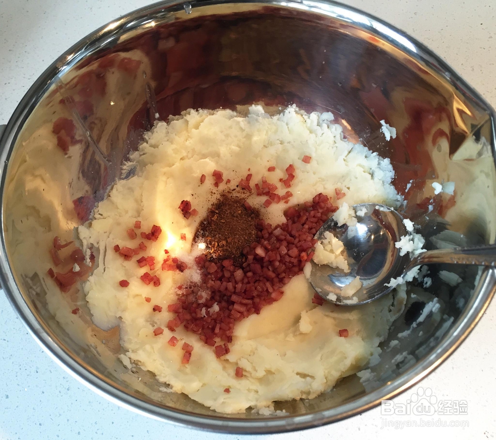 妈妈教我做的土豆莜面饼