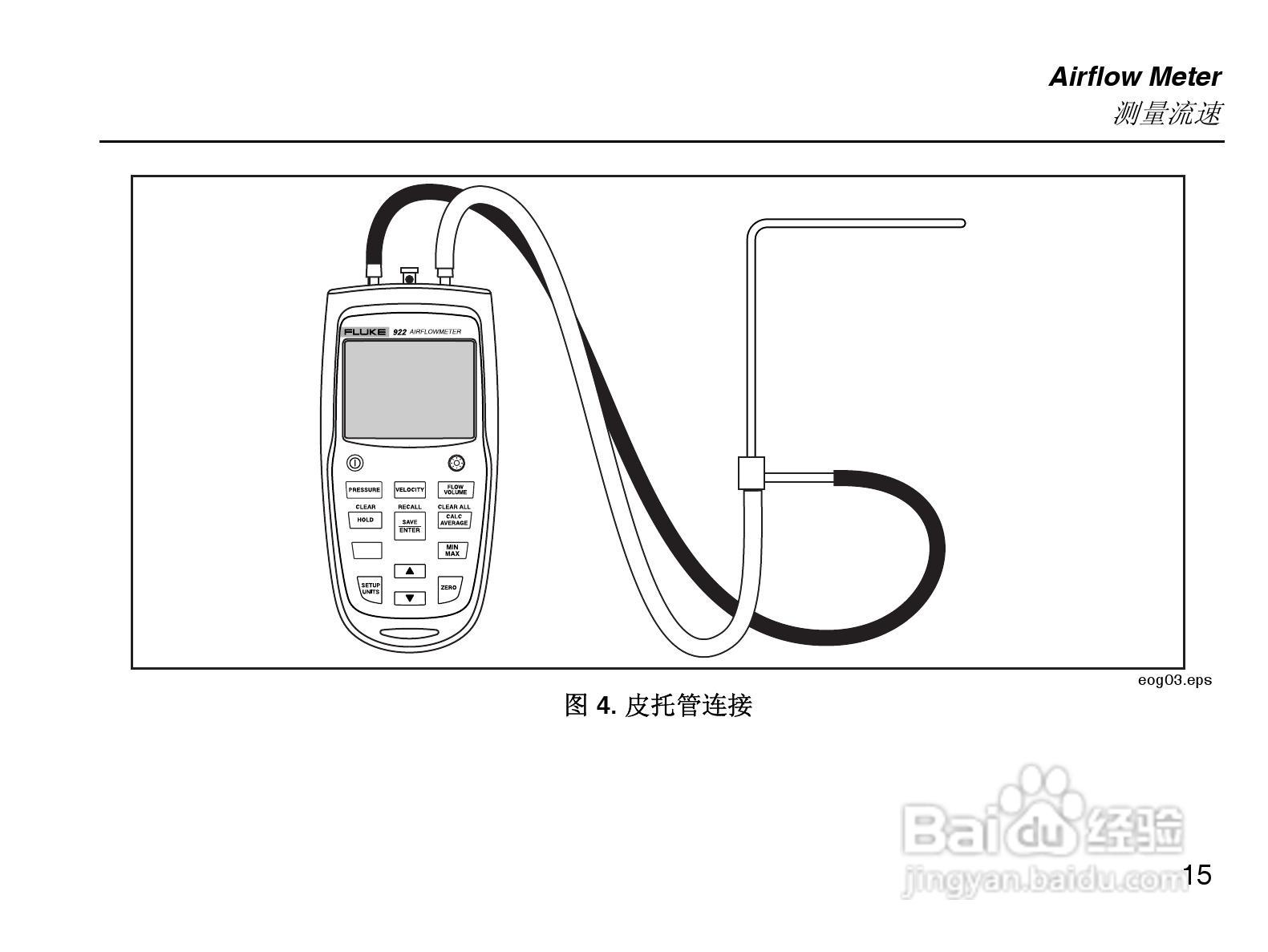 Fluke 922 空气流量计 产品使用说明书:[3]