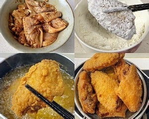 美味酥盐脆皮鸡翅的做法