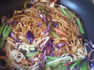 杂蔬炒米粉的做法