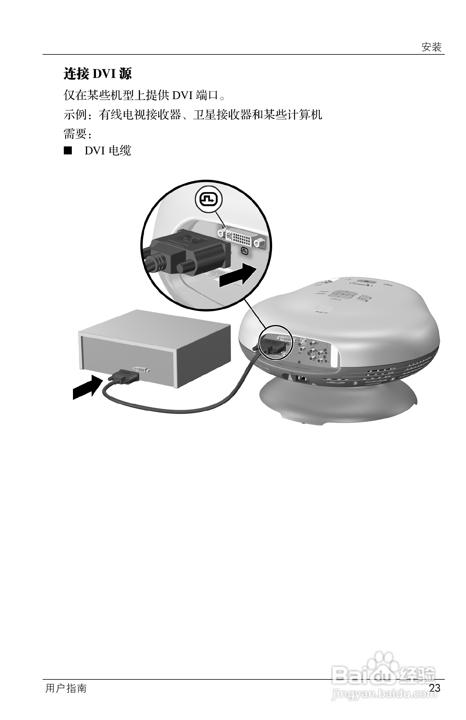HP ep7100 Series Home Cinema数字投影仪用户说明书:[3]
