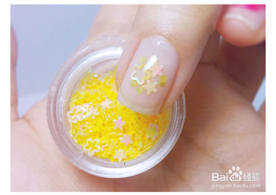 甜美圆法式美甲教程