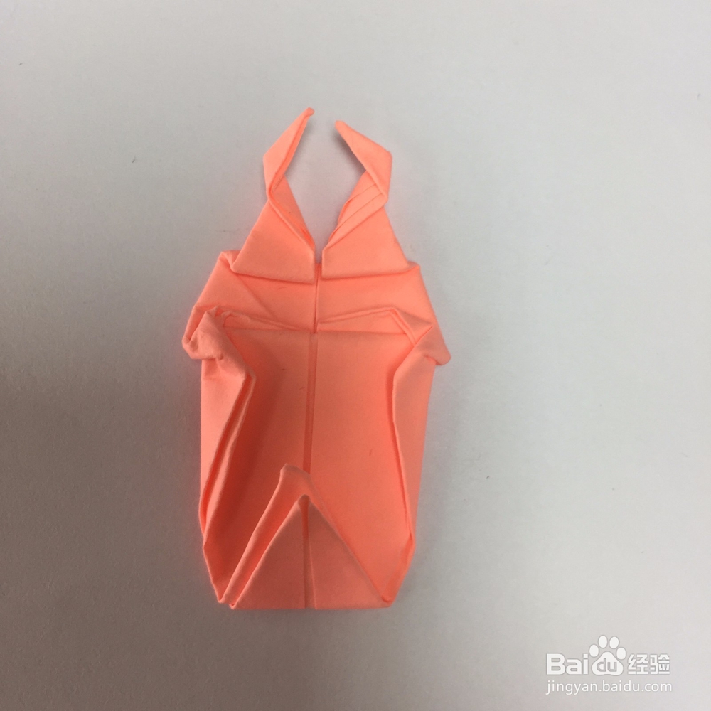 折纸巨角甲虫教程